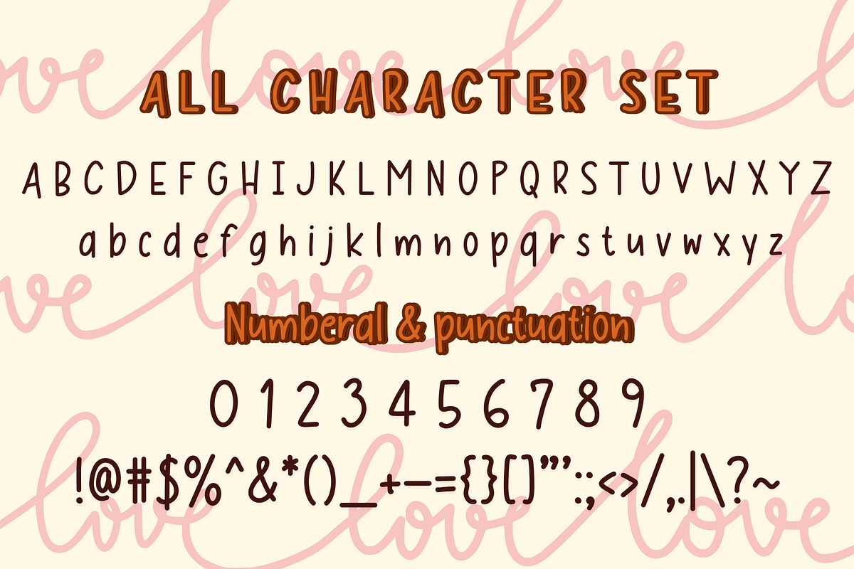 Sweetheart is a handwritten font, a Handwritten Font by Brown Cupple (Photo 4 of 5)