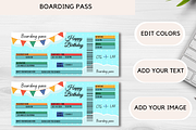 Happy Birthday Boarding Pass, a Card Template by YasdeyDesigns (Thumbnail 5 of 6)