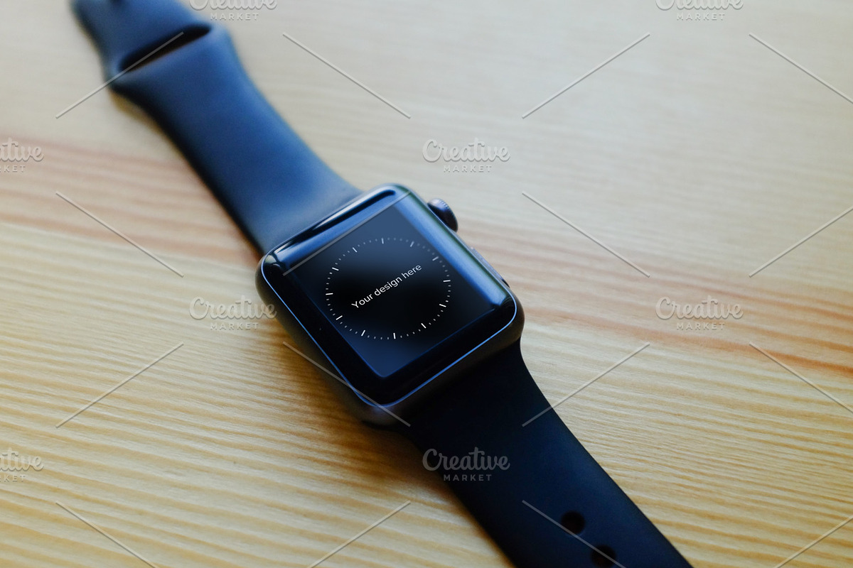 4 Apple Watch Mockups 1, an iPhone Mockup by Homescreen Pro (Photo 5 of 5)