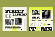 Street Fashion Social Media Post, a Social Media Template by ContestDesign (Thumbnail 2 of 4)