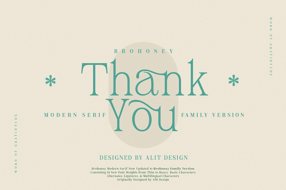 Brohoney Modern Serif Typeface, a Serif Font by alit design (Photo 18 of 18)
