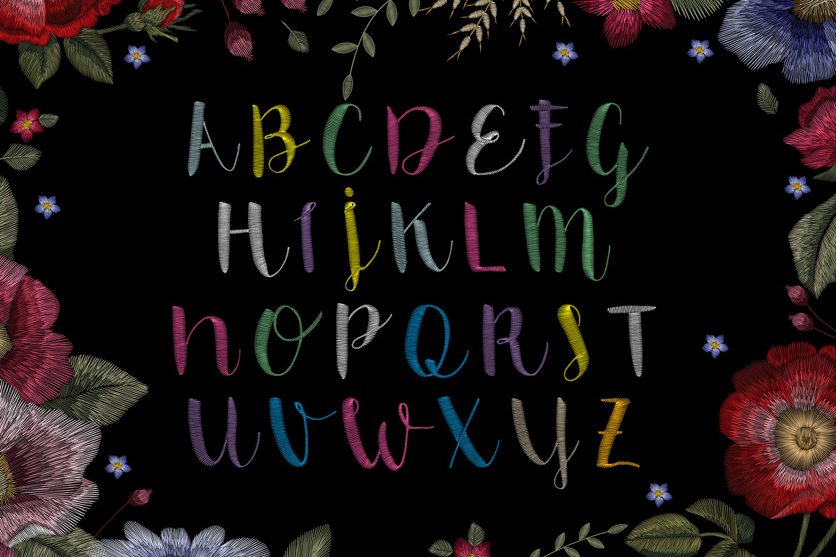 font. embroidery preview 2