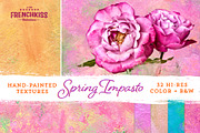 Spring Impasto Painted Textures, a Texture Graphic by French Kiss Collections (Thumbnail 1 of 8)
