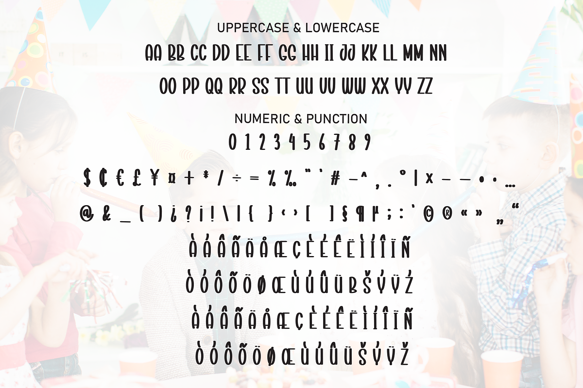 Birthday Party | Script Font, a Script Font by Scratchones (Photo 7 of 8)