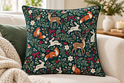 Juniper Hollow Winter Woodland, a Pattern Graphic by Colorsfav (Thumbnail 7 of 7)