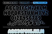 Bubble Bliss Typeface, a Font by MightySHORT (Thumbnail 6 of 10)