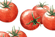 Tomato watercolor set, a Food Illustration by wedraw (Thumbnail 2 of 4)