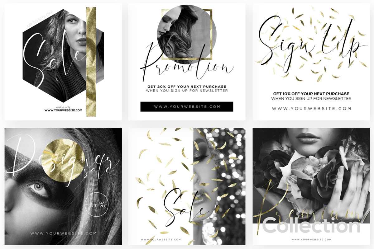 ZLATA - Instagram Templates, a Social Media Template by RussGFX (Photo 3 of 12)