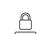 41 Home Security Icon Set, an Outline Icon by adenpinkstore (Thumbnail 16 of 16)