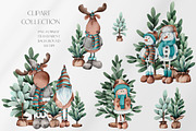 Christmas Snowmen Cartoons & Trees, an Animal Illustration by Jeanna Draw (Thumbnail 5 of 13)