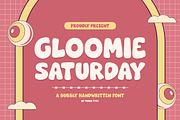 Gloomie Saturday - Bubbly Font, a Handwritten Font by Timurtype (Thumbnail 1 of 7)