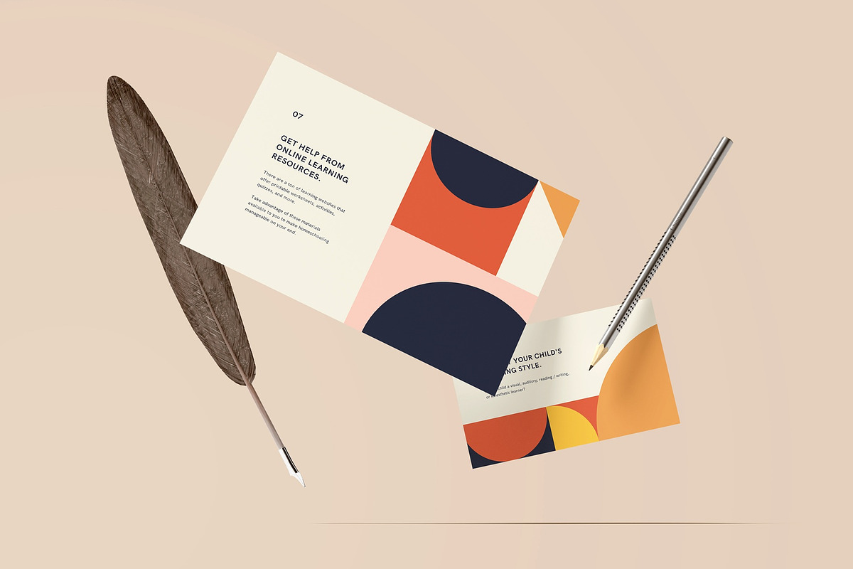 Notebook & Card Mockup, a Product Mockup by Sweetdady (Photo 4 of 5)