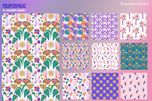 Tropical Summer Pattern Collection