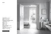 Classical Apartment Wallpaper Mockup, a Household Mockup by creatsy5 (Thumbnail 3 of 5)