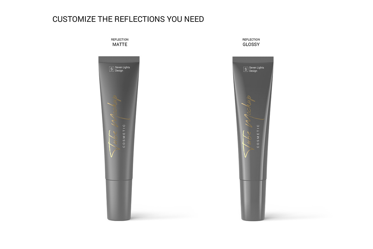 Cosmetic Tube Mockup #3, a Packaging Mockup by Seven Lights (Photo 7 of 9)