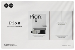 PION Editorial Interior Lookbook, a Magazine Template by BlancaLab Studio