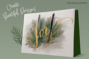 Pine Bough Elements, an Illustration by KLUGE+CO (Thumbnail 6 of 6)