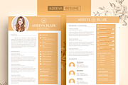 Clean Resume Template Blair, a Resume Template by AdeevaResume (Thumbnail 1 of 4)
