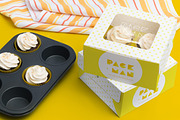 Four Cupcake Box Mockup 02, a Cups & Container Mockup by Ktyellow (Thumbnail 3 of 3)