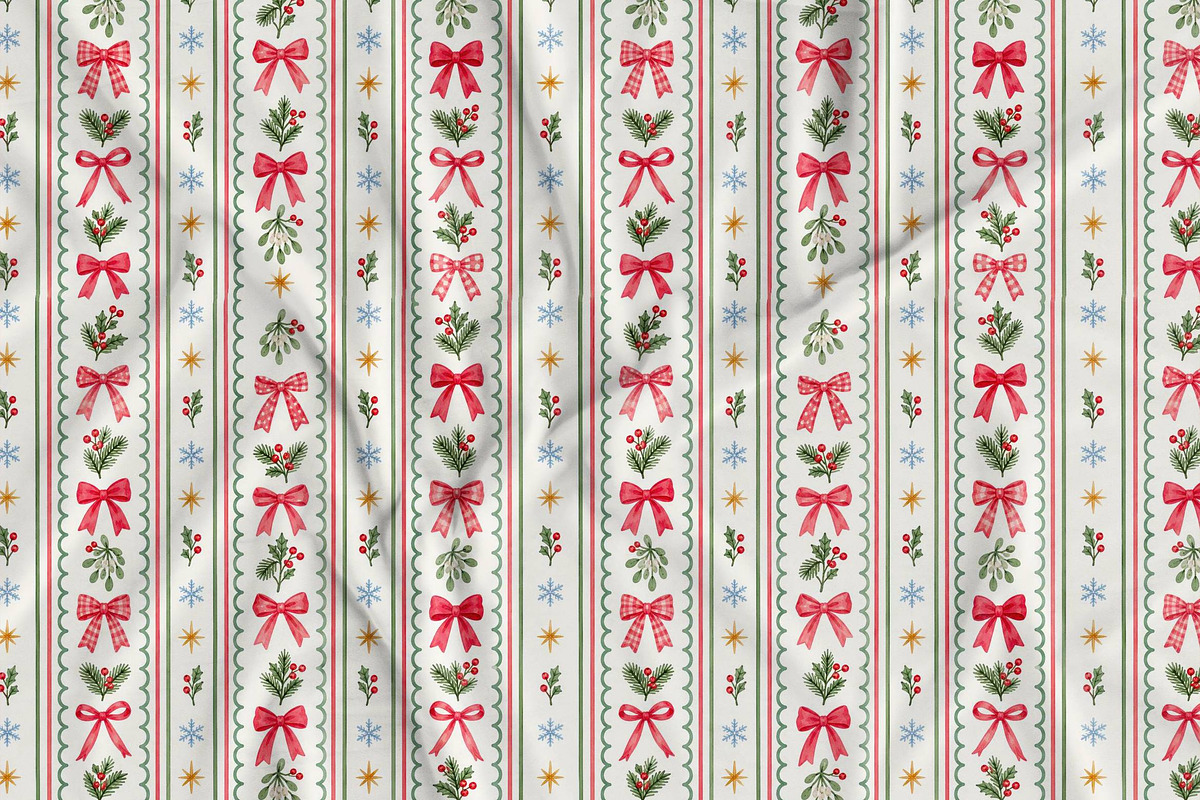Quirky Christmas Patterns Bundle, a Pattern Graphic by Olya Creative (Photo 17 of 19)