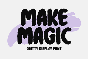 Make Magic Typeface, a Handwritten Font by Seemly Fonts