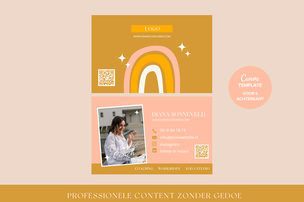 Visitekaartje Bohemian, a Templates & Theme by Designbysterre (Photo 3 of 4)