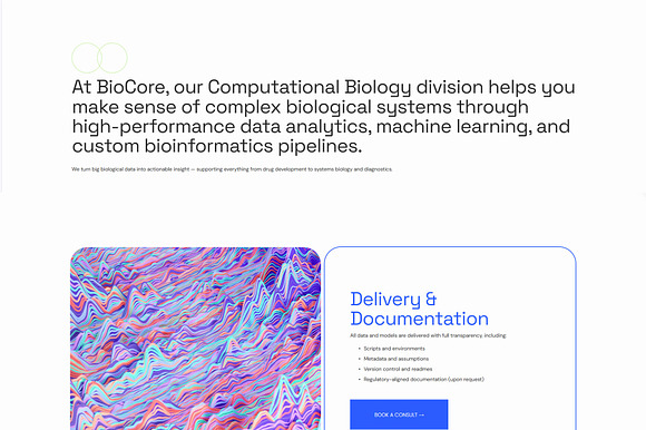 BioCore Lab Squarespace Template preview 6