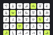 Fitness Icons Bundle, an Outline Icon by Prosymbols (Thumbnail 7 of 10)
