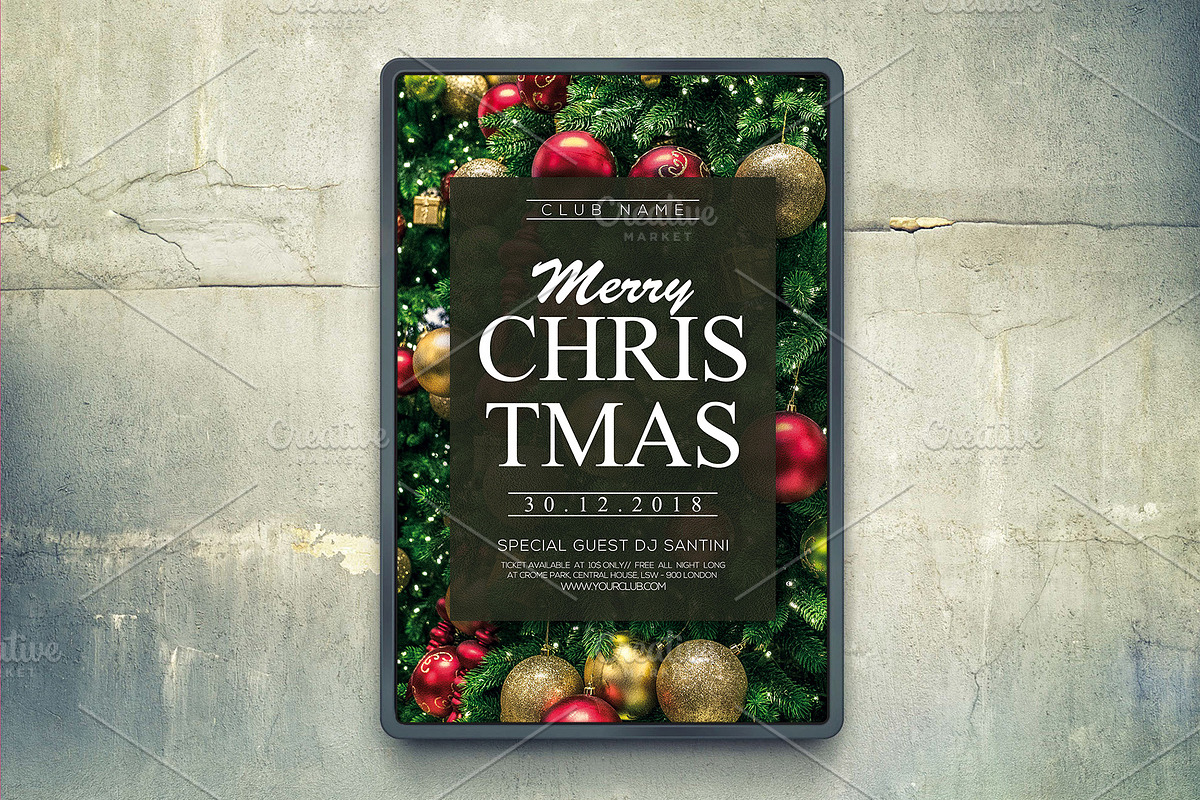 Christmas Invite, a Flyer Template by Flyer Arts (Photo 4 of 4)