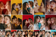 71 Kissing girls, a Person Photo by Handmadefont (Thumbnail 4 of 12)