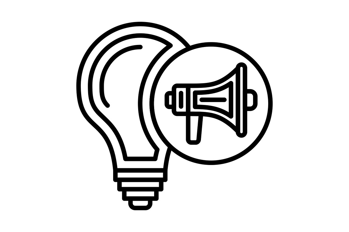 Idea Line Icon, an Outline Icon by Pexelpy (Photo 1 of 6)