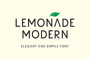 Lemonade Modern, a Sans Serif Font by Fourteen Letter (Thumbnail 1 of 5)