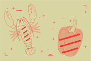 BBQ Food Vector Illustrations, a Food Illustration by TheFoodAtlas (Thumbnail 9 of 17)