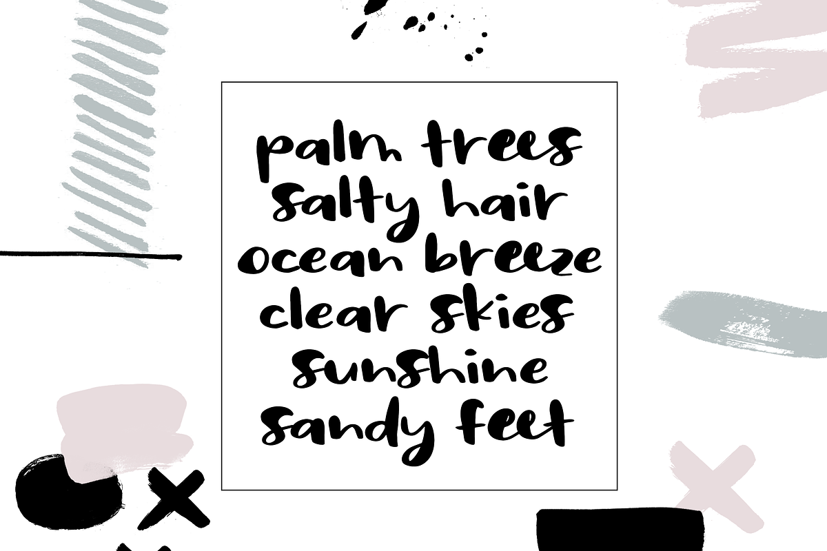 Sassy - A Bold Handwritten Font preview 2