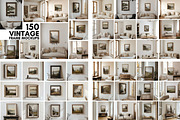 150 Vintage Frame Mockup Bundle, a Household Mockup by Mockup Art Atelier (Thumbnail 5 of 14)