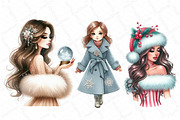 Christmas Fashion Girl Clipart, an Illustration by DreamPrint404 (Thumbnail 4 of 4)