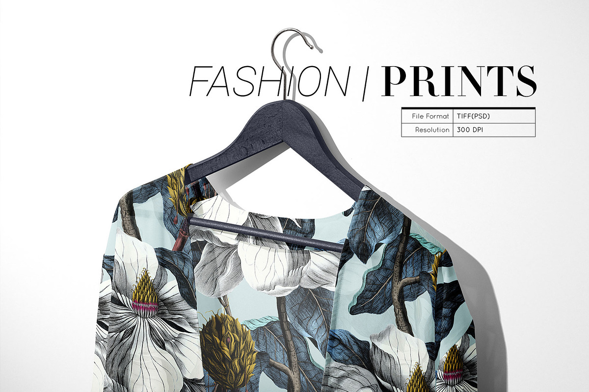 Magnolia Luxe Botanical Pattern., a Pattern Graphic by TSTUDIO (Photo 10 of 11)