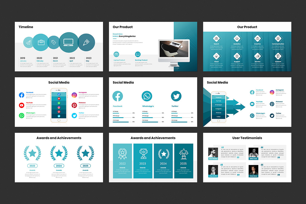 Business Plan Presentation Template, a Presentation Template by CreativeSlides (Photo 9 of 16)