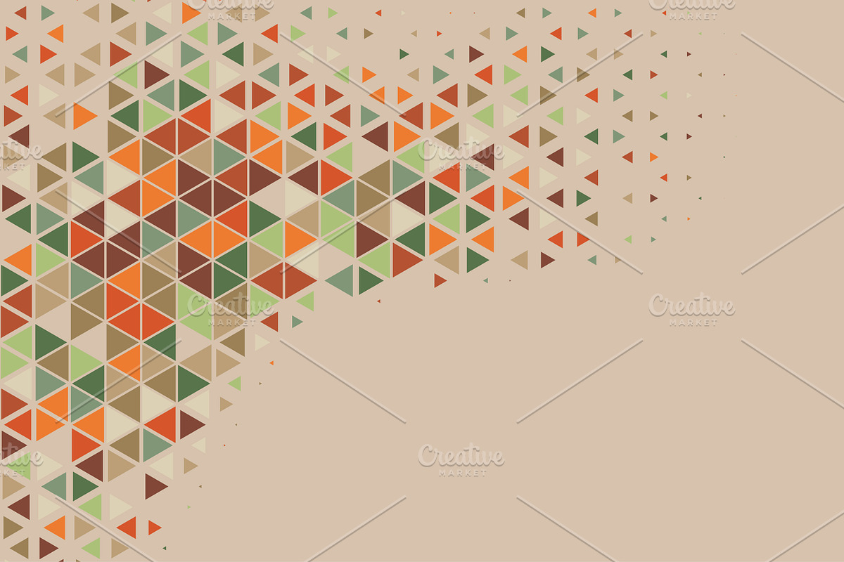 Vibrant Triangles Pattern Background, a Pattern Graphic by shahsoft