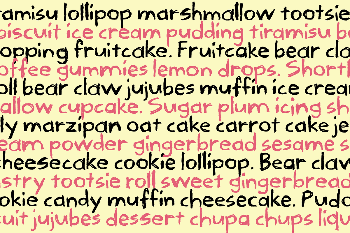 Teenage Parties font, a Handwritten Font by pizzadudedotdk (Photo 6 of 8)