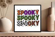 Preppy Halloween Spooky Png, an Illustration by Black Bird Studio (Thumbnail 4 of 4)