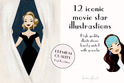 Hollywood Vintage 2, an Illustration by Fantom Fifi Art (Thumbnail 2 of 9)