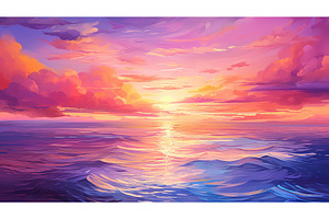 waves beauty ocean background ai, a Nature Photo by pikepicture