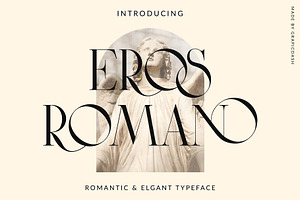 Eros Romano - Elegant Font, a Sans Serif Font by GraphicDash