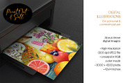 Relaxed Summer Days Postcards, an Animal Illustration by The Dutch Lady Designs (Thumbnail 2 of 7)