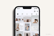 Hair Beauty Instagram Template CANVA, a Social Media Template by NoheaDesignShop (Thumbnail 8 of 11)