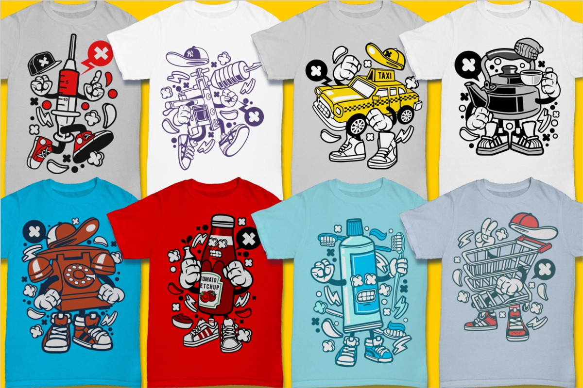 Cartoon Vector #3 Design Bundle, an Illustration by roach_graphic (Photo 18 of 18)