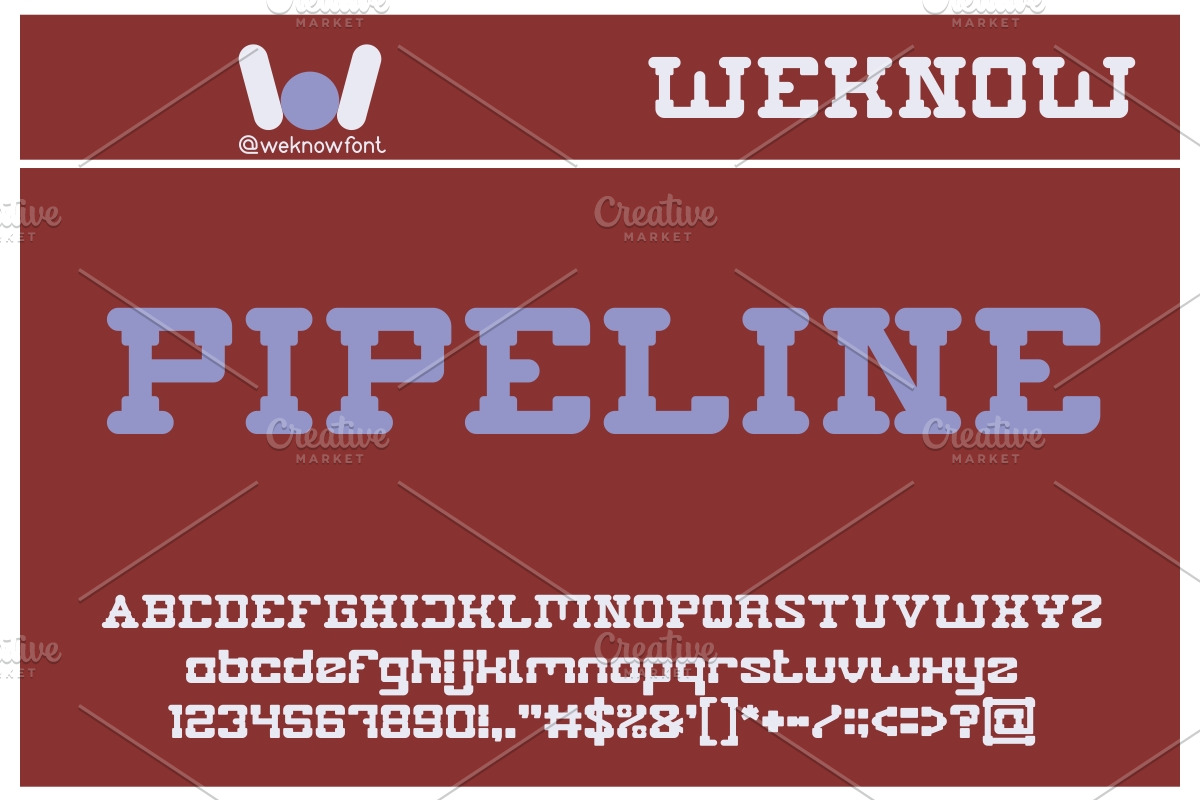 plumbing font, a Font by weknow (Photo 5 of 5)