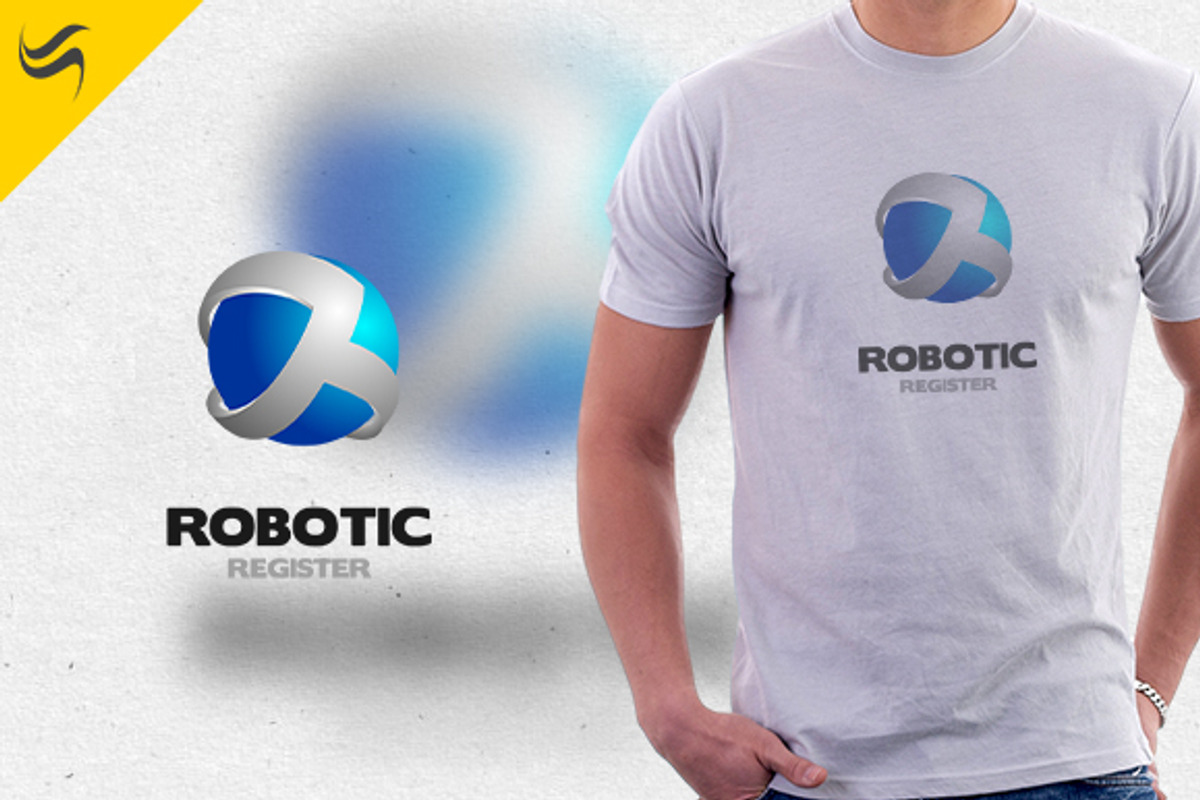 Robotic Register Logo Template, a Branding & Logo Template by sah.bro (Photo 5 of 5)