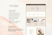 Wix Website Template - Boho Coach, a Wix Template by Nes Design Co (Thumbnail 3 of 11)